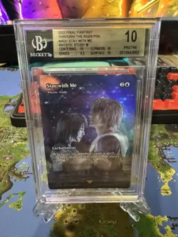 Magic The Gathering Stay With Me Rhystic Study Foil BGS Pristine 10 - Image 1