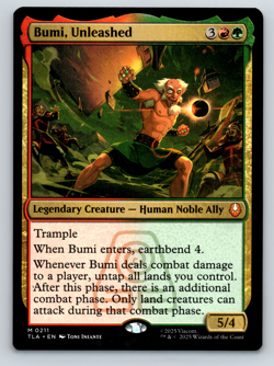 Avatar Bumi, Unleashed M 211 Magic the Gathering - Image 1