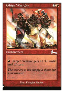 Ghitu War Cry Urza's Legacy MTG - NM+ - Image 1
