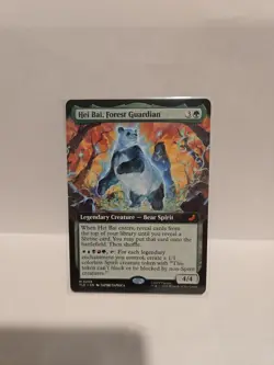 Hei Bai, Forest Guardian Extended Art Regular MTG Avatar TLE Near Mint - Image 1