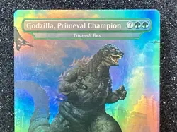 Godzilla, Primeval Champion ~ Titanoth Rex Ikoria: Lair of Behemoths Foil LP+/NM - Image 2