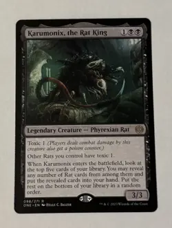 MTG Karumonix, the Rat King - Phyrexia: All Will Be One LP - Image 1