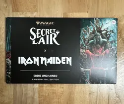 MTG Secret Lair x Iron Maiden: Eddie Unchained Rainbow Foil Edition - Image 1