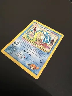 Misty’s Gyarados 13/132 Gym Challenge 2000 Pokemon Card Holo Rare NM - Image 3