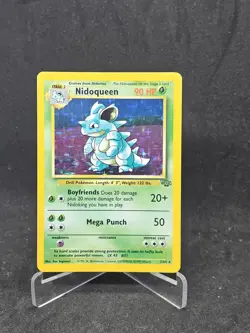 Pokemon Card Nidoqueen (7/64) Jungle Rare Holo - Image 1