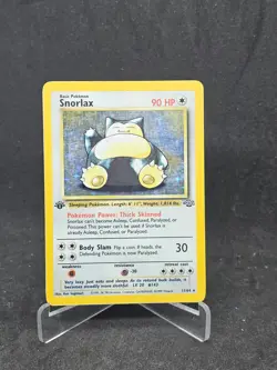 Pokemon Card Snorlax (11/64) Jungle Rare Holo 1st edition - Image 1