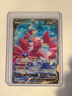 2022 Pokemon Sword and Shield Lost Origin #182 Drapion V UR FULL ART - Image 1