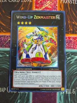 Yu-Gi-Oh! TCG Wind-Up Zenmaister CT08-EN002 Limited Secret Rare Near Mint - Image 1