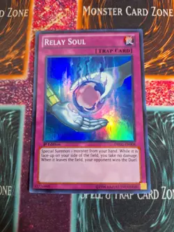 Yu-Gi-Oh! Relay Soul DRLG-EN008 Super Rare 1st Edition Near Mint a1/ - Image 1