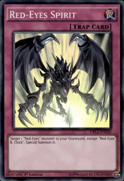 Red-Eyes Spirit Common Dragons of Legend: The Complete Series DLR2-EN020 LP - Image 1