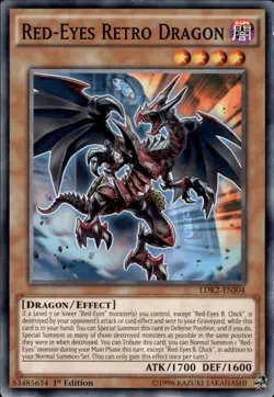 Red-Eyes Retro Dragon LDK2-ENJ04 LP - Image 1