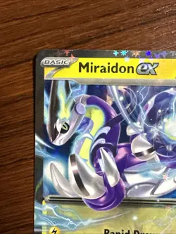 Miraidon ex Double Rare Holo Card 079/197 Sv03: Obsidian Flames Pokemon TCG - Image 2