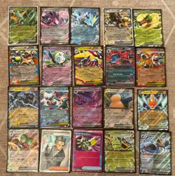 TCG Pokemon 40x Card Binder Lot Collection - Illustration Rare, FA's, Ex’s, More - Image 2
