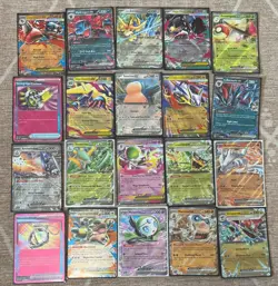 TCG Pokemon 40x Card Binder Lot Collection - Illustration Rare, FA's, Ex’s, More - Image 2