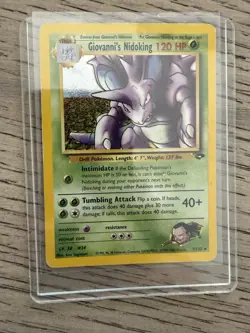Pokemon TCG Giovanni's Nidoking Gym Challenge Holo Card 7/132 Unlimited Rare - Image 1
