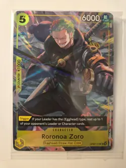 One Piece Roronoa Zoro OP07-113 - Promotion Cards Foil - Sealed - Image 1