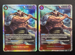 x2 Edward Newgate OP02-004 SR Reprint One Piece Card Game The Best PRB English - Image 1