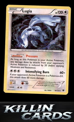 Lugia - 78/124 (XY Fates Collide) 078/124 Pokemon Holo Rare Deck Exclusives Card - Image 1