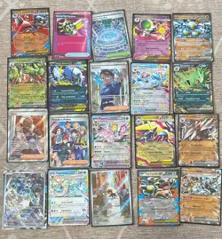 TCG Pokemon 40x Card Binder Lot Collection - Illustration Rare, FA's, Ex’s, More - Image 1