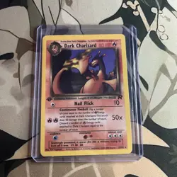 Dark Charizard First Edition Non-Holo Card 21/82 Pokemon Card - Image 1