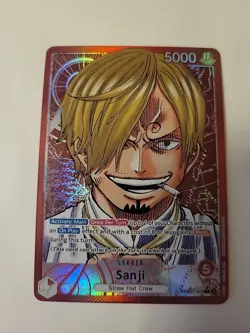 1x SANJI PRB01-001 Leader English NM Alt Art The Best One Piece Card Game! NM - Image 1
