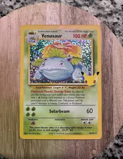 Pokemon TCG Celebrations Venusaur Holo Rare Card #15/102 Classic Collection - Image 3