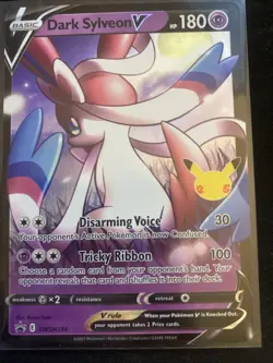 Dark Sylveon V SWSH134 SWSH: Sword & Shield Promo Cards Holo - Image 1