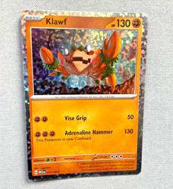 MCDONALDS’S 2023 POKEMON KLAWF 011/015 HOLO PROMO CARD - Image 1