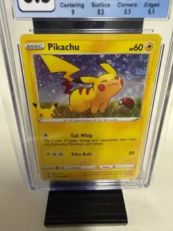 Cgc Graded Pikachu Pokemon Trading Card General Mills Promo 2021 Nm/Mint+ 8.5 Co - Image 2