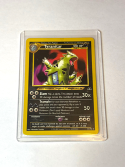 Tyranitar - 31/75 - Pokemon Neo Discovery Unlimited Rare Card WOTC LP - Image 1