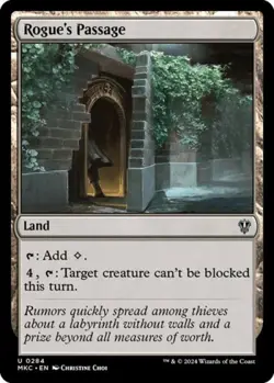 ~ Rogue's Passage ~ NM ~ Commander: Murders at Karlov Manor ~ MTG ~ - Image 1