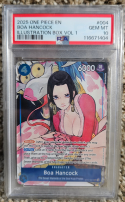 2025 Boa Hancock Illustration Box Vol.1 ST17-004 One Piece Promo Card SR PSA 10 - Image 1