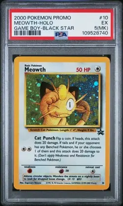 Meowth 10/53 Wotc Promo Holo for sale online - Image 1