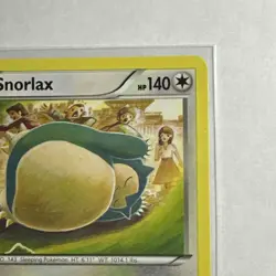 Snorlax 77/124 Rare Non-Holo Card XY Fates Collide Pokemon TCG LP - Image 4