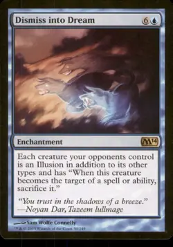 MTG - Dismiss into Dream Magic 2014 (M14) #50 Rare LP - Image 1