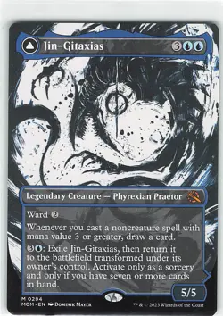 Jin-Gitaxias (Showcase) - March of the Machine (MOM) - NM - Image 1