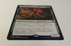 MTG Ashaya, Soul of the Wild Zendikar Rising 179/280 Regular Mythic LP - Image 2