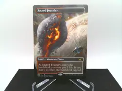 Sacred Foundry 285 Borderless Unfinity UNF MTG Magic - Image 1