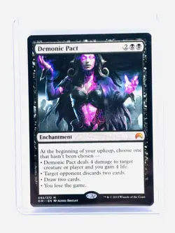 Magic The Gathering, Demonic Pact, Magic Origins, Regular MT/NM - Image 1