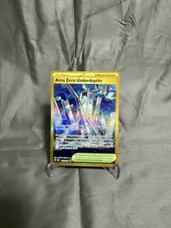 Pokemon Area Zero Underdepths 174/142 Stellar Crown Gold Hyper Rare Holo NM - Image 1