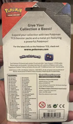 Pokemon TCG 2 Pack Blister Cosmic Eclipse/Chilling Reign With Pin - Image 2