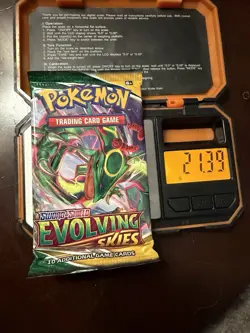 Pokemon TCG Sword & Shield Evolving Skies Sealed Booster Pack - HEAVY 21.39 ?? - Image 1