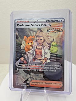 Pokemon Professor Sada’s Vitality 256/182 Secret Ultra Rare Paradox Rift SV TCG - Image 1