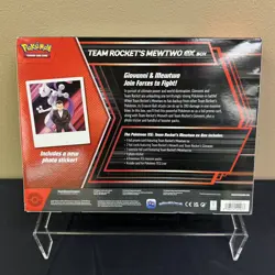 Pokemon TCG: Destined Rivals Team Rocket's Mewtwo Ex Box - New Factory Sealed - Image 2