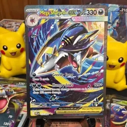 Mega Sharpedo ex 127/094 Pokemon TCG Phantasmal Flames - Image 1