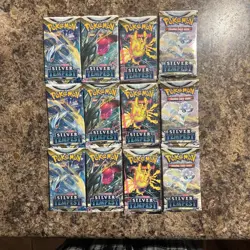 Silver Tempest Booster Pack - Lot Of 12 - Factory Sealed Brand New Pokemon SWSH - Image 1