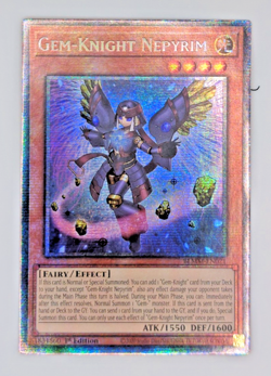 Yu-Gi-Oh! TCG - Gem-Knight Nepyrim - Starlight Rare - BLMM-EN021 - 1st Edition - Image 1