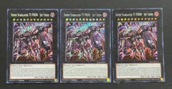 2025 YUGIOH RA04 SECRET RARE SKY STARSLAYER TYPHON SKY CRISIS X3 NM - Image 1