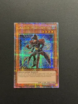 2025 YUGIOH RA04 25TH QCR SECRET RARE GAGAGA MAGICIAN NM - Image 1