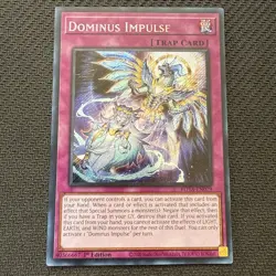 Dominus Impulse ROTA-EN079 Secret Rare Rage of the Abyss 1st Edition Yu-Gi-Oh! - Image 1